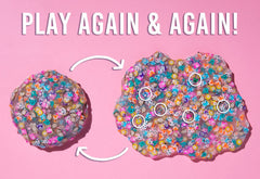 Crazy Aaron's Thinking Putty Party Animals never dries out, enabling repeat play sessions.