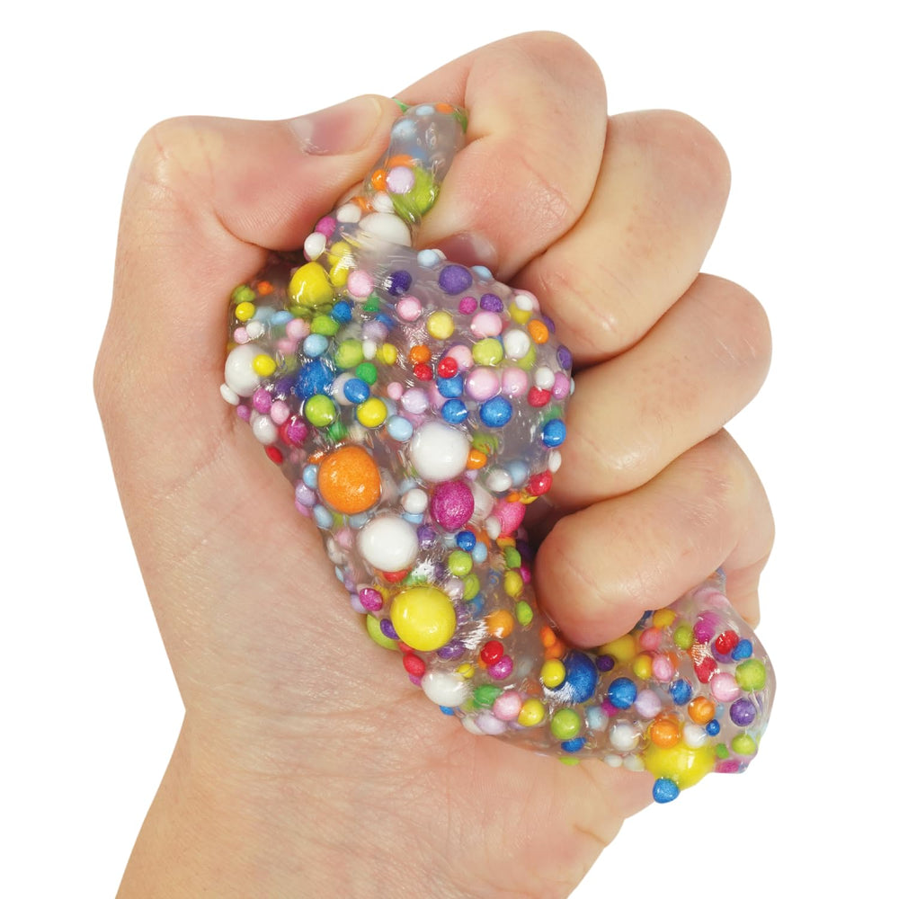 Crazy Aaron's rainbow beads provide eye-catching color contrast during play.
