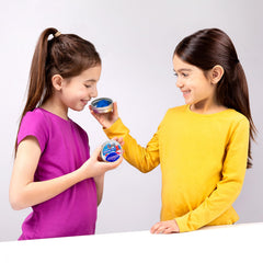 Crazy Aaron's Snow Cone blue stretch putty enhances focus through tactile use.
