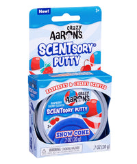 Crazy Aaron's Snow Cone packaging highlights USA-made quality and durability.