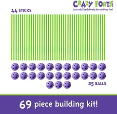 Crazy Forts castle formation for creative storytelling and pretend play.