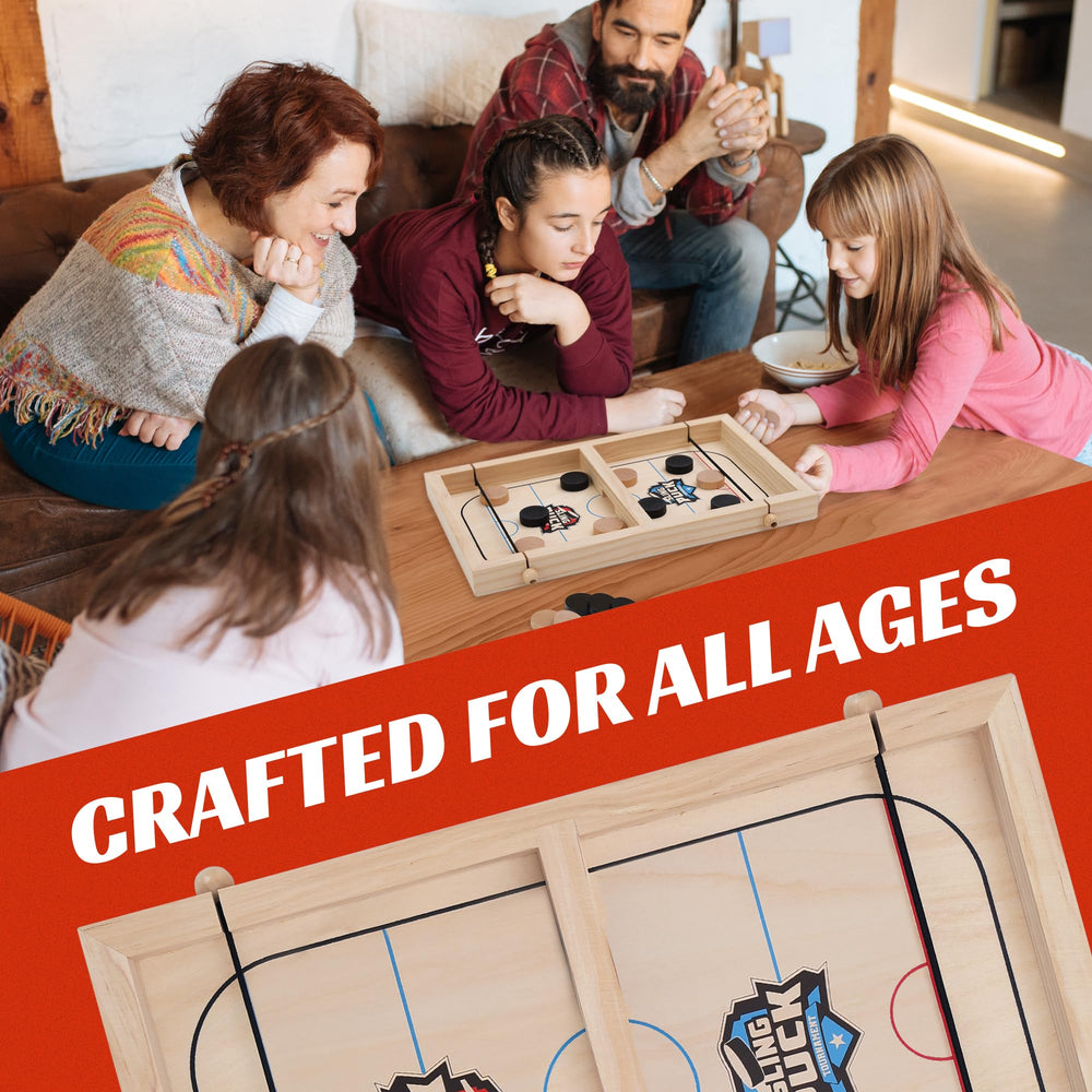 Crazy Games tabletop-game-night image highlighting versatile, quick setup for kids, teens, and adults