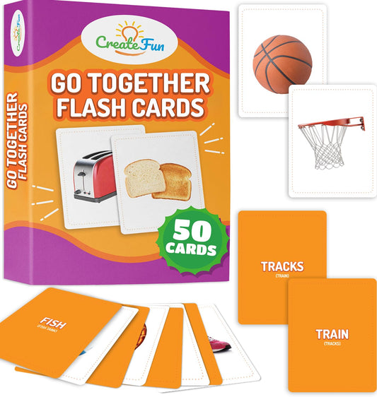 CreateFun Go Together flashcards cover for engaging collaborative learning and conversation.