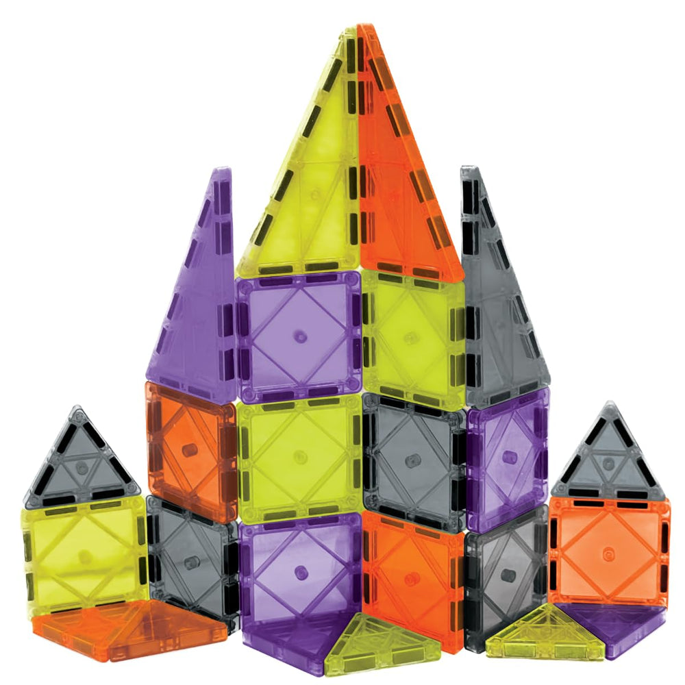 CreateOn Crayola Halloween mini PIP-Tiles castle build to inspire imaginative play