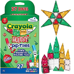 CreateOn Crayola Glitter PIP tiles in action boost on-the-go creativity.