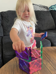 CreateOn Crayola Magnetic Tiles glitter blocks boost classroom sensory play