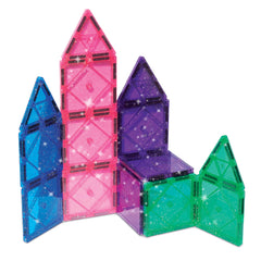 CreateOn Crayola Magnetic Tiles glitter blocks mix shapes and colors for learning