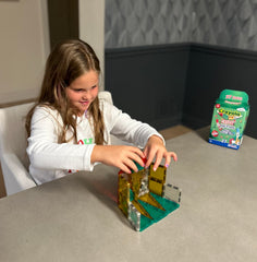 CreateOn Crayola magnetic tiles travel set supports easy, kid-friendly play.