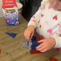 CreateOn Crayola glitter PIP tiles offer durable, kid-friendly construction for STEM exploration.
