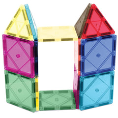 CreateOn Crayola Retro Magnetic Tiles kids playing encouraging exploration and spatial thinking