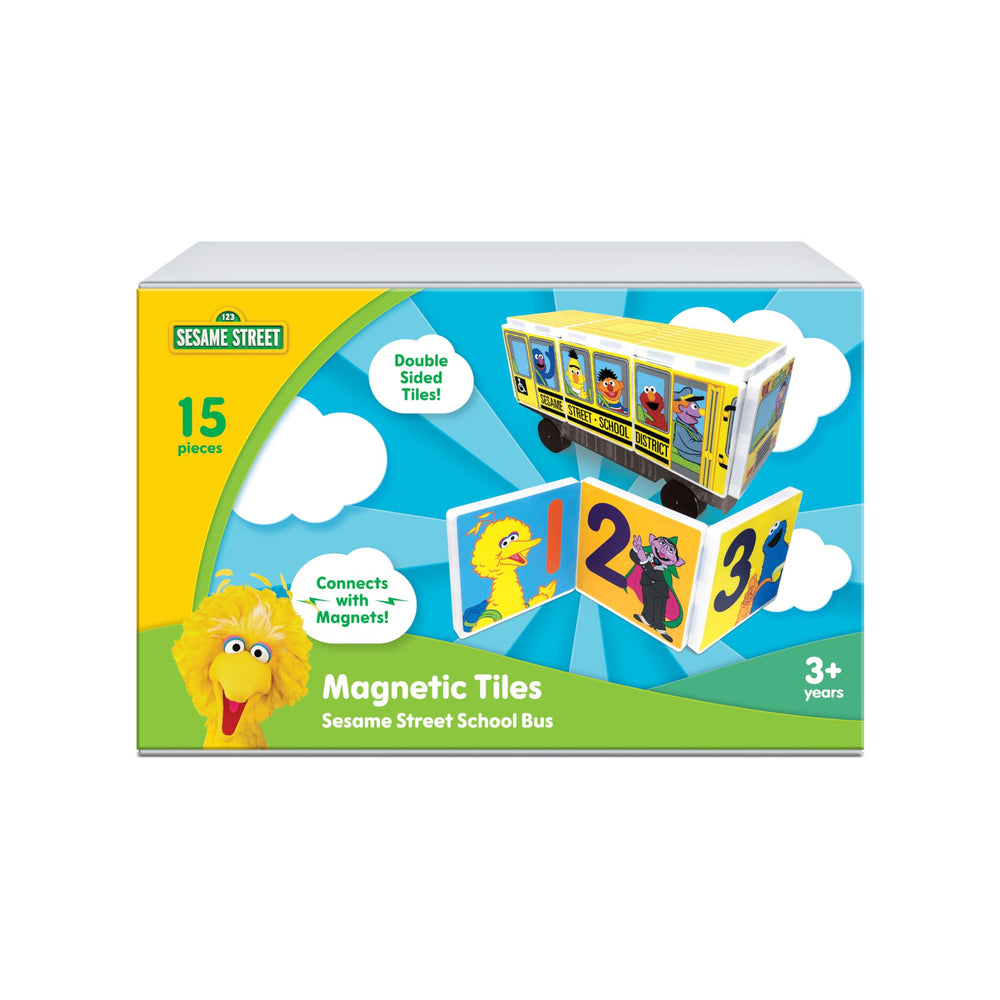 CreateOn Sesame Street square tiles designed for geometry and spatial awareness