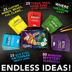 Createures 150-prompt card bundle fuels endless artist ideas