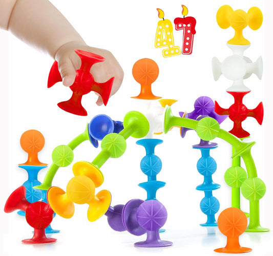 CreateView suction bath toys starter-set pack for engaging bath time play.