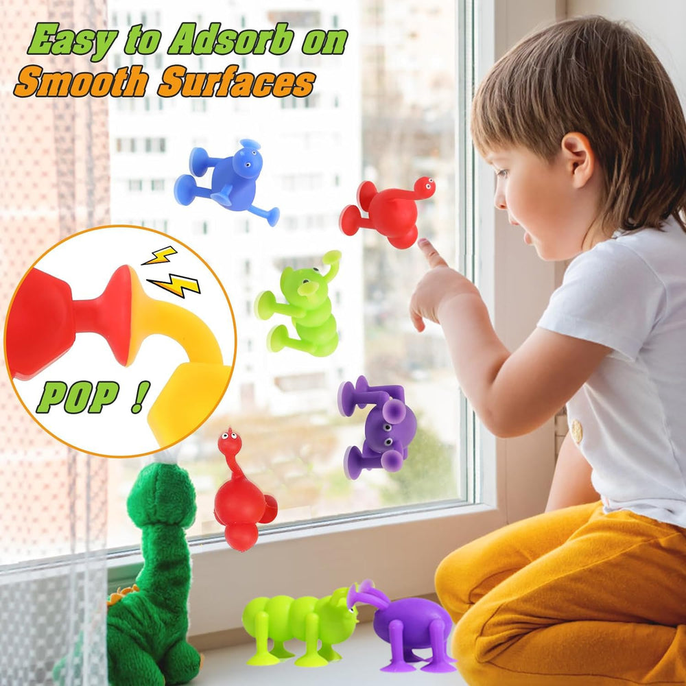 CreateView window-play bath toys attach to glass for water-based fun.