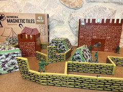 Creatiles durable magnetic tiles set with strong connections for long-lasting building.