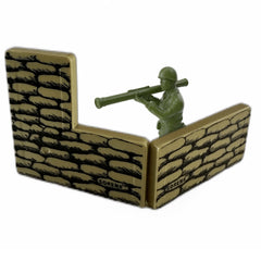 Creatiles stem-education toy blends learning with play in a military-themed setup.