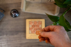 Creative Crafthouse laser engraving detail highlights durable, tactile charm.