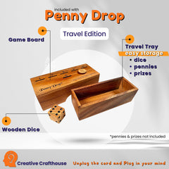 Handcrafted Penny Drop Travel Edition highlights premium wood quality