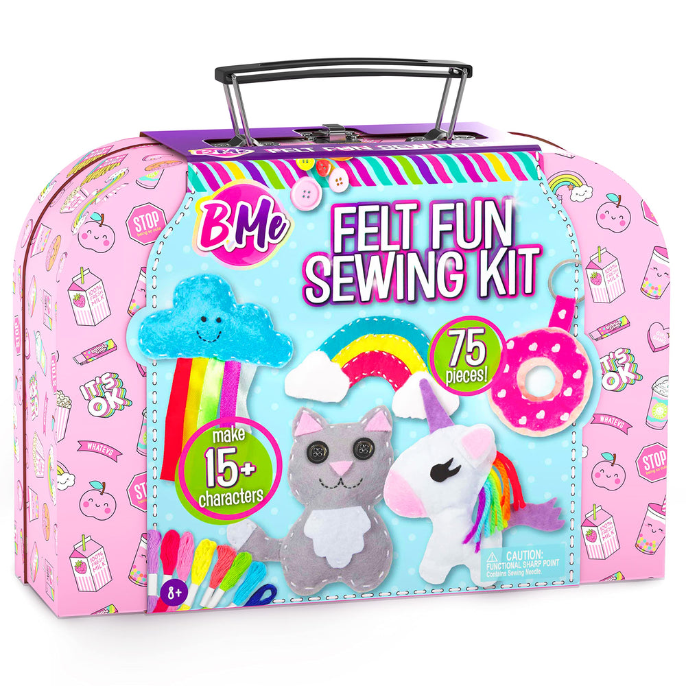 Creative Kids Felt Sewing Kit unicorn figure for imaginative sewing.