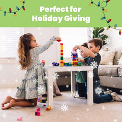 Creative QT baseplates compatible with LEGO bricks for versatile play.