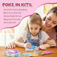 Creative Kimi fabric squares for 800+ colorful designs and fine motor practice