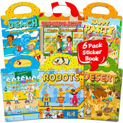 Creativetrees jelly sticker book beach theme for travel-friendly creative play for toddlers