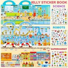 Creativetrees jelly sticker book laboratory theme invites curiosity and pretend experiments