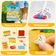 Creativetrees jelly sticker book robot theme sparks playful exploration