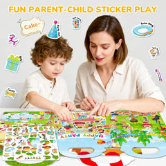 Creativetrees jelly sticker book supermarket theme encourages imaginative shopping play
