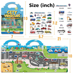 Creativetrees sticker book animals: soft silicone stickers for durable, easy-clean play.