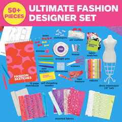 Creativity for Kids Design by You Fashion Studio fabric samples explore textures and color combos.
