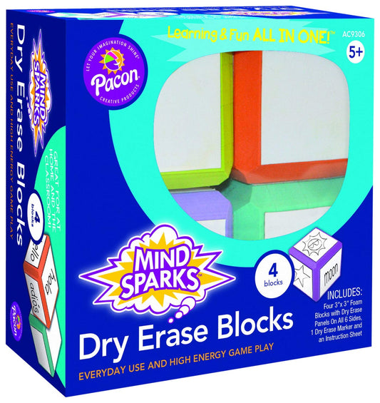 Mind Sparks blocks stacked, showing color variety for creative play