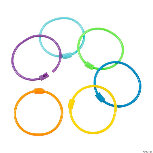 Creatology plastic bead bracelets in assorted colors for DIY jewelry projects and party favors.