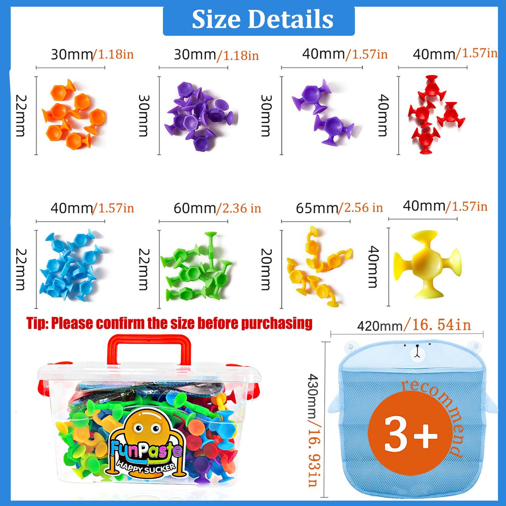 CreateView suction cup building pieces encourage imaginative construction and fine motor skills.