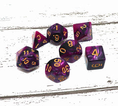 CREEBUY DND dice set with D10, easy-to-read numbers for gameplay.