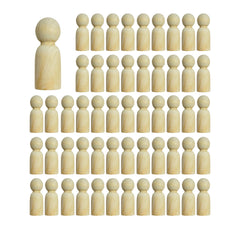 Cregugua peg dolls—unfinished wood figures for painting and imaginative play