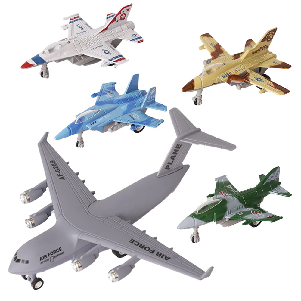 Crelloci army airplane set – detailed die-cast jet for imaginative play
