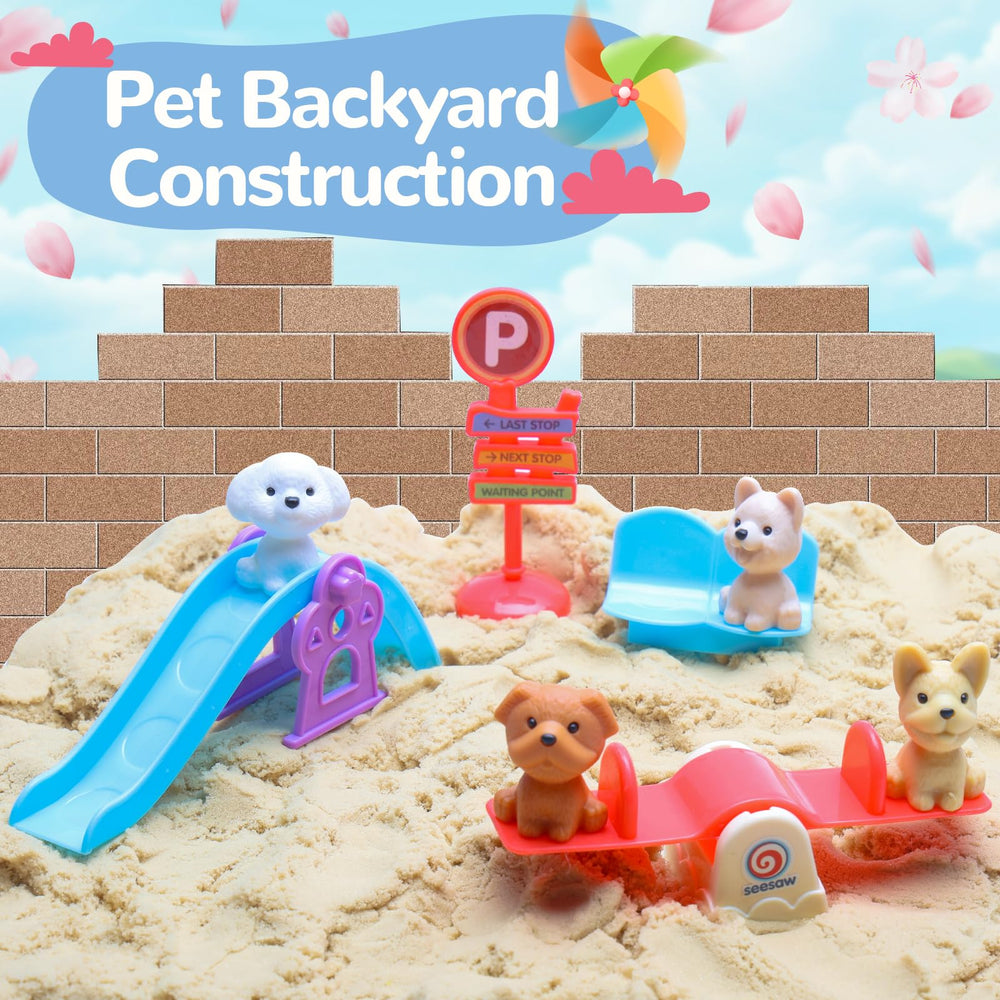 Crelloci brick-press tools help develop fine motor skills during play.