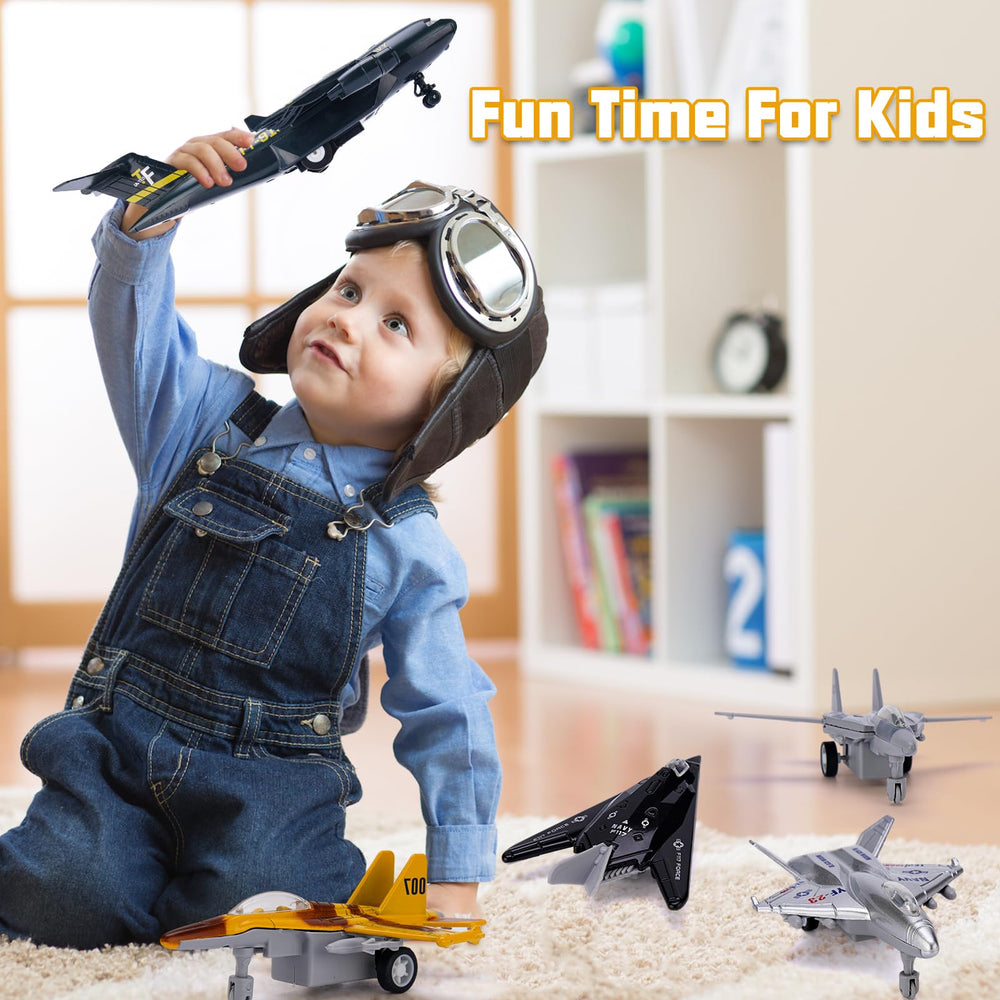 Crelloci pull-back jet toy promotes hand-eye coordination during play.