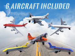 Crelloci durable aircraft with metal and plastic build