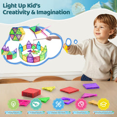 Crenova mini magnetic tiles gift box ready for birthdays or holidays.