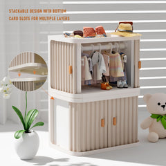 Creproly dust-resistant cover protects items while on display.