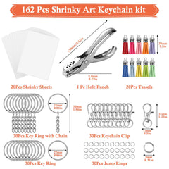 Cridoz 162 blank shrinky sheets ready for coloring and design