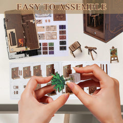 CRIOLPO Book Nook Kit gift idea for book lovers and puzzle fans.