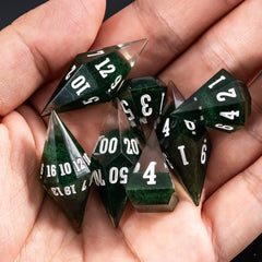 CRITALLIC test-tube gift pack presents elegant D&D dice