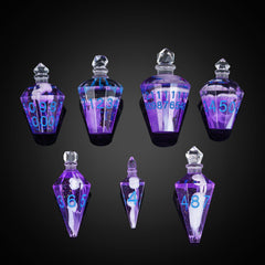 CRITALLIC hand-packaged dice checked for quality and reliability.