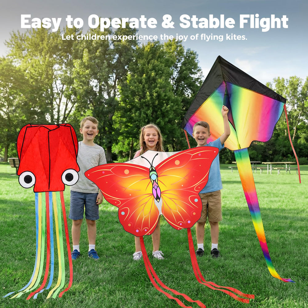 Crogift butterfly kite with vibrant colors for playful outdoor moments.
