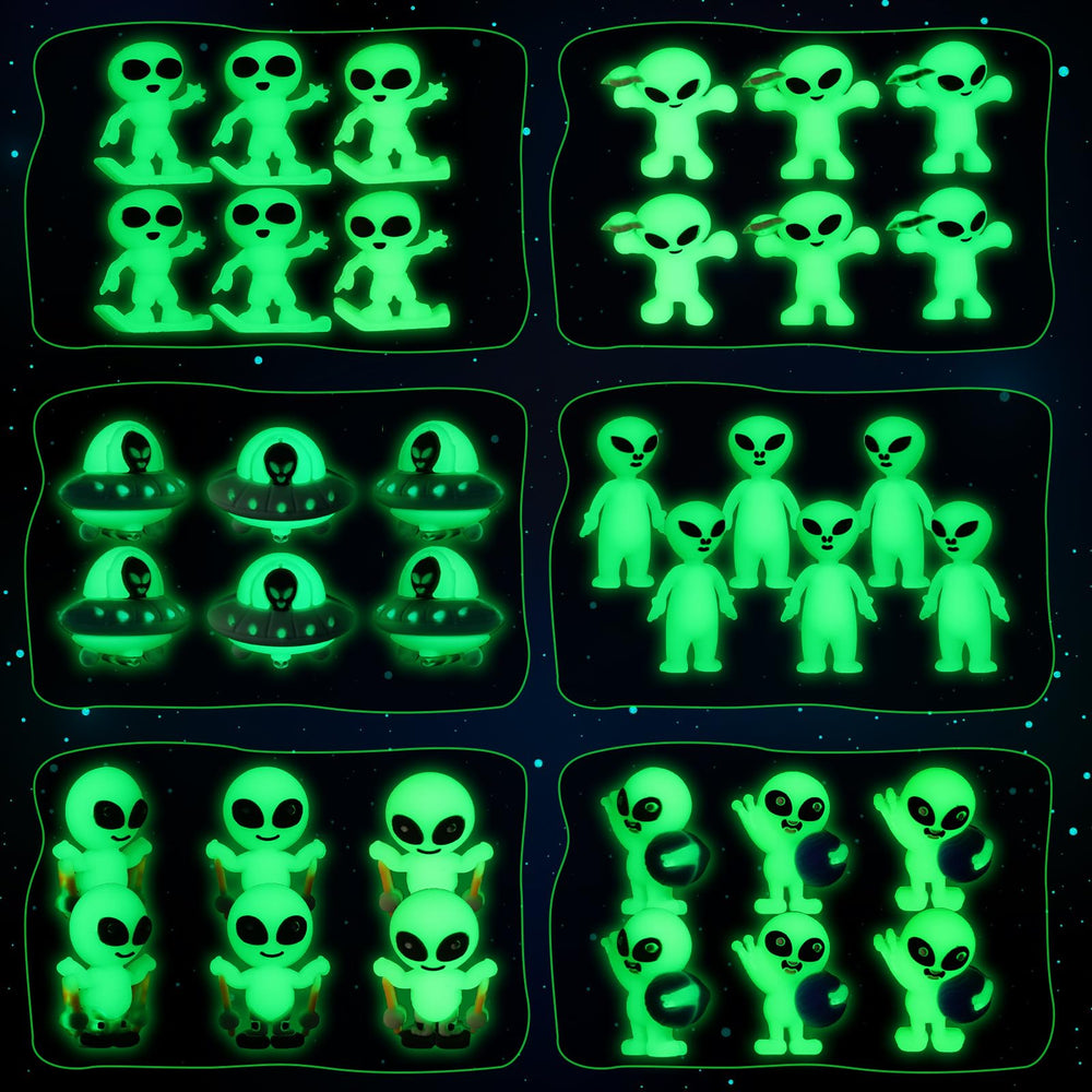 CroBlissful six-style alien assortment ready for gift bags and prize cabinets.