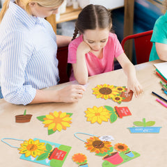 CroBlissful VBS classroom decoration idea with be kind sunflowers.