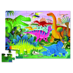 Crocodile Creek Dino Land puzzle storage box is durable.